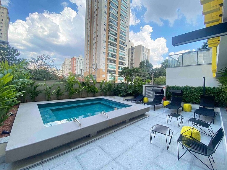 Studio NOVO com piscina Vila Clementino.