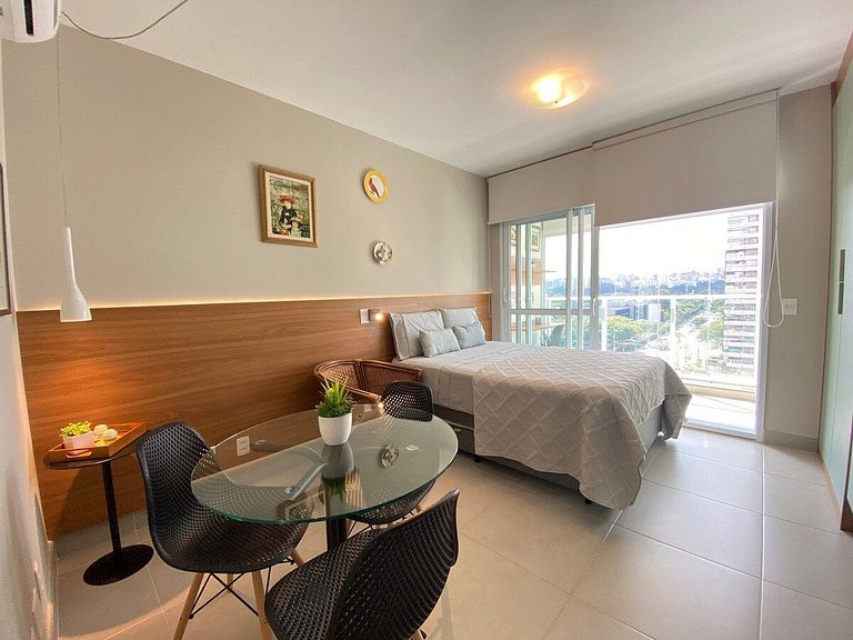 Studio NOVO completo na Av. Ibirapuera
