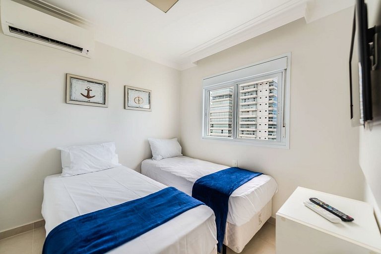 Apartamento vista a la playa de Enseada | Guaruja