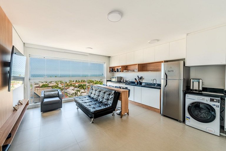 OceanSky 82 | Vista para o mar na praia da Enseada