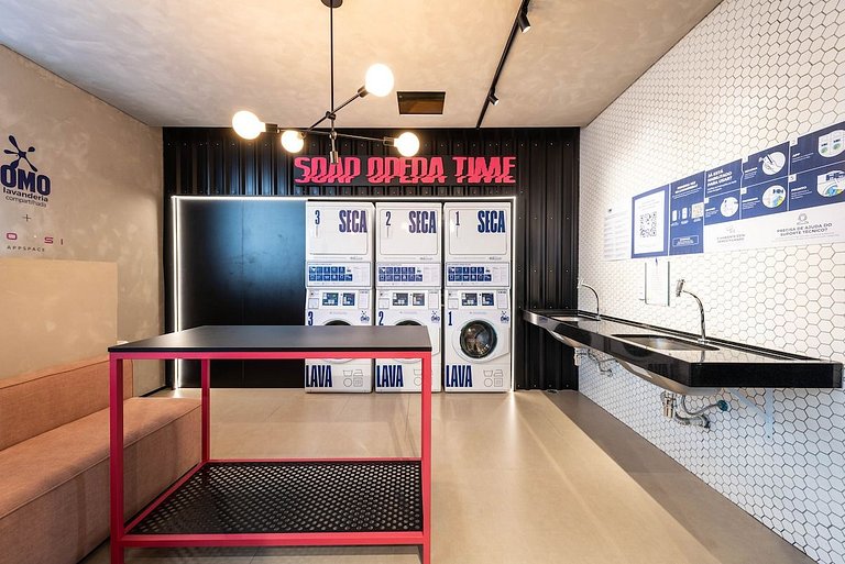 HNIOM | Studio incrível Alameda Maracatins Moema
