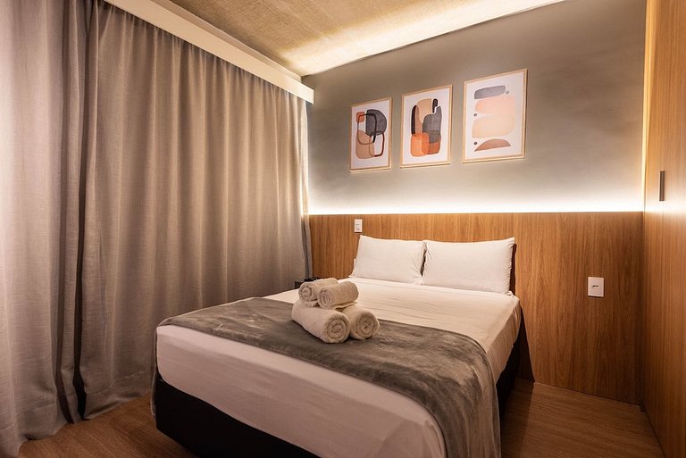 HNIOM | Studio incrível Alameda Maracatins Moema