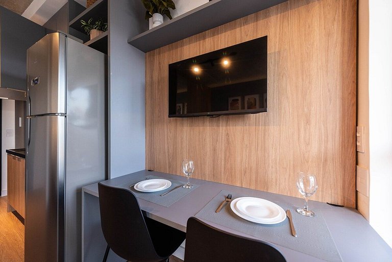 HNIOM | Studio incrível Alameda Maracatins Moema