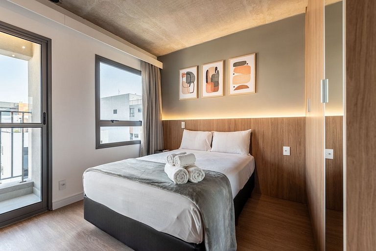 HNIOM | Studio incrível Alameda Maracatins Moema