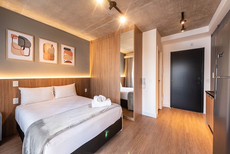 HNIOM | Studio incrível Alameda Maracatins Moema
