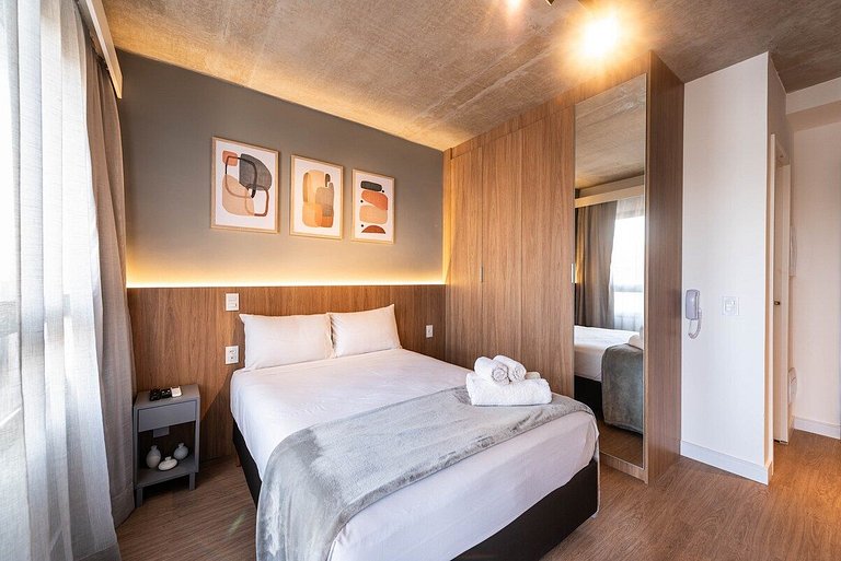 HNIOM | Studio incrível Alameda Maracatins Moema