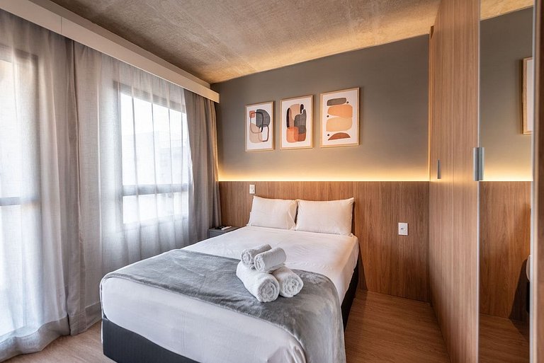 HNIOM | Studio incrível Alameda Maracatins Moema