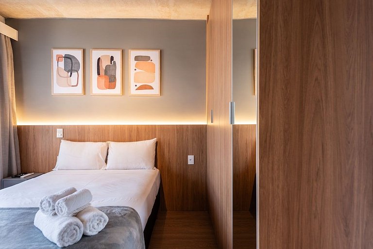HNIOM | Studio incrível Alameda Maracatins Moema
