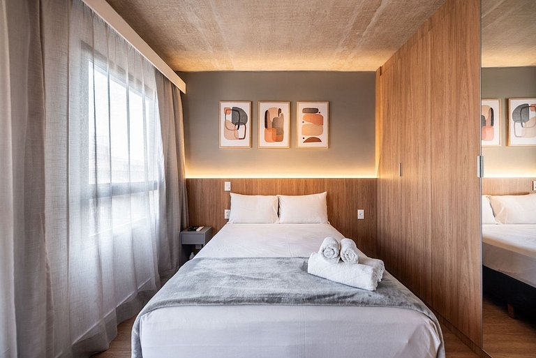 HNIOM | Studio incrível Alameda Maracatins Moema