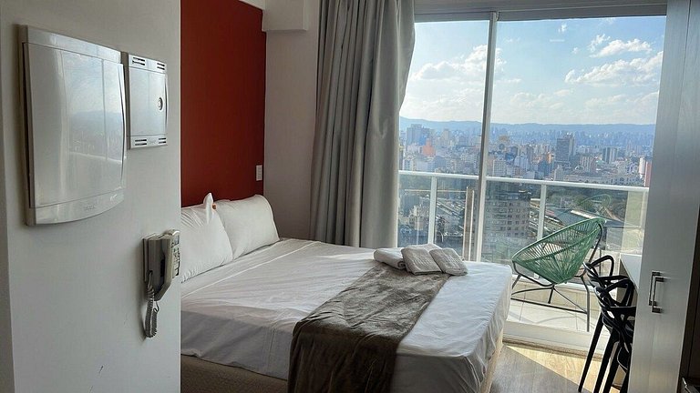 Downtown Sé - Studio moderno para sua estadia!
